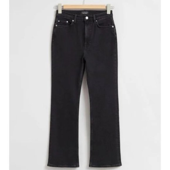 & Other Stories Denim - & Other Stories Mood Cut Cropped Jeans - Black